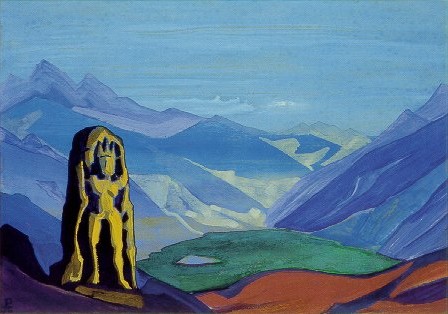 Н.К. Рерих. Майтрейя. Альбомный лист. 1932